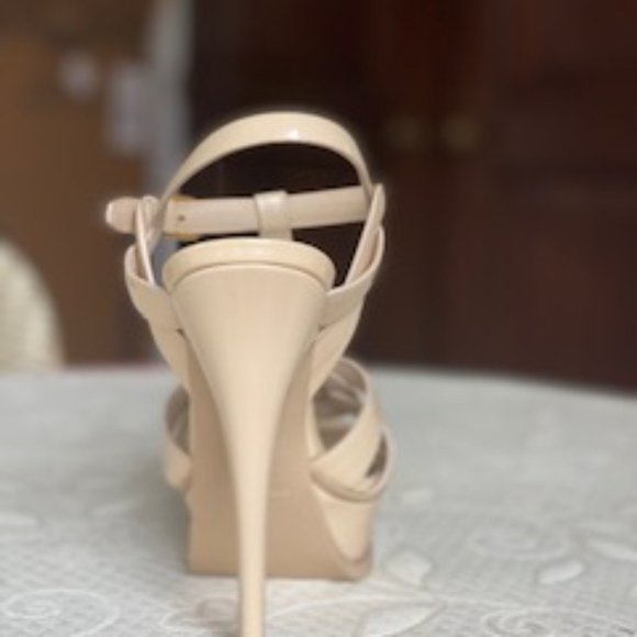 TRIBUTE PLATFORM SANDALS IN PATENT LEATHER - Picture 3 of 5